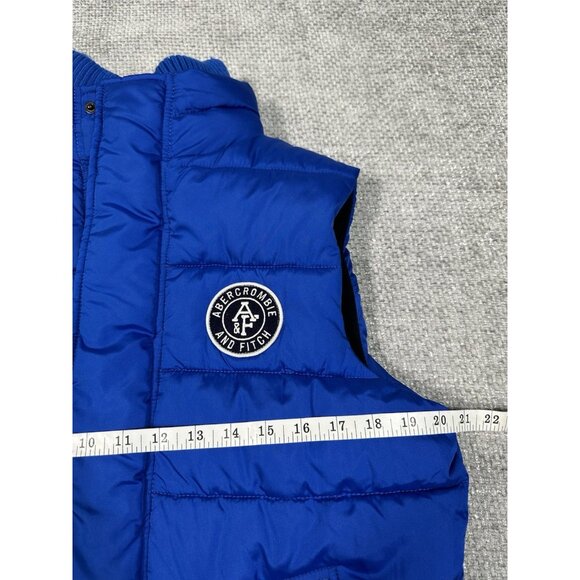 Abercrombie & Fitch Blue Puffer Vest - Picture 5 of 9
